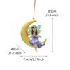 Artistic Garden Sculpture Ornaments Fairy Figurine Simulation Statue for Desktop and Outdoor Swing Decoration