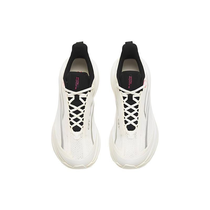 Anta C37 3.0 Anti Slip And Wear Resistant Breathable Low Top Casual Running Shoes Women's Silver White Black Sneakers 922315537-5