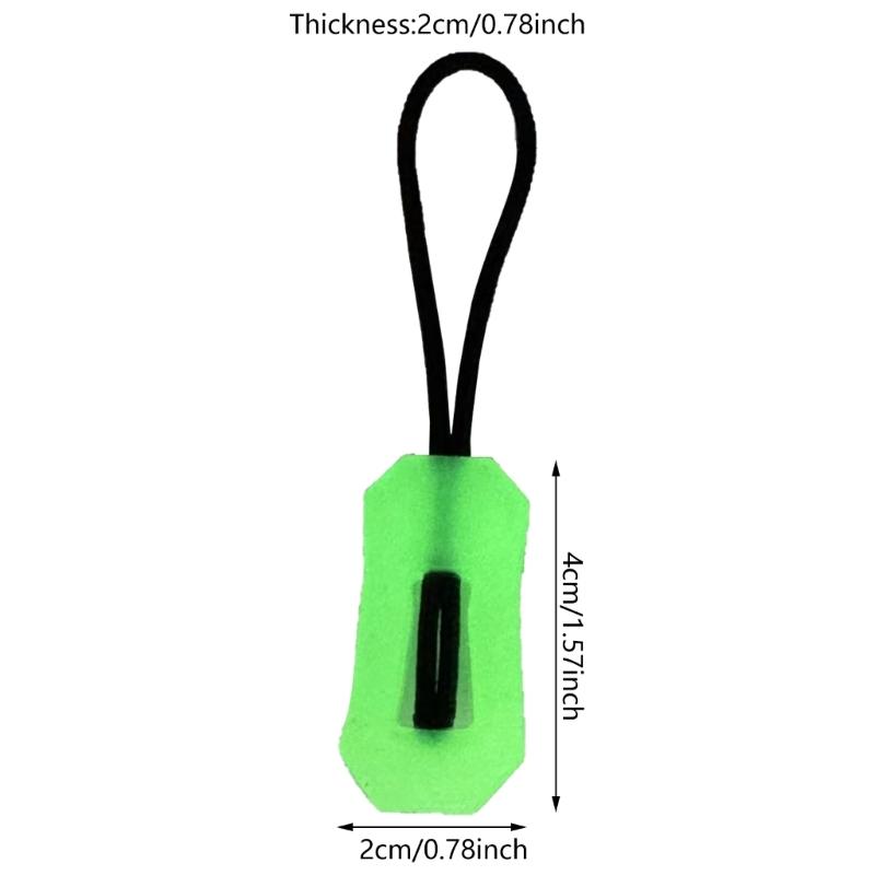 Glowing Zippers Pull Fix Zippers Jackets Zippers Pullers Handle Camping Backpack Zippers Pull Zippers Head Replacements