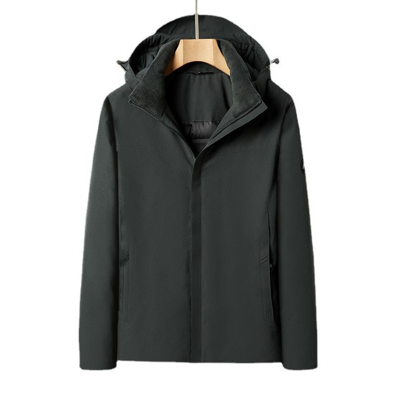 Outdoor Removable 3-in-1 Jacket Quality Feather Suit Men