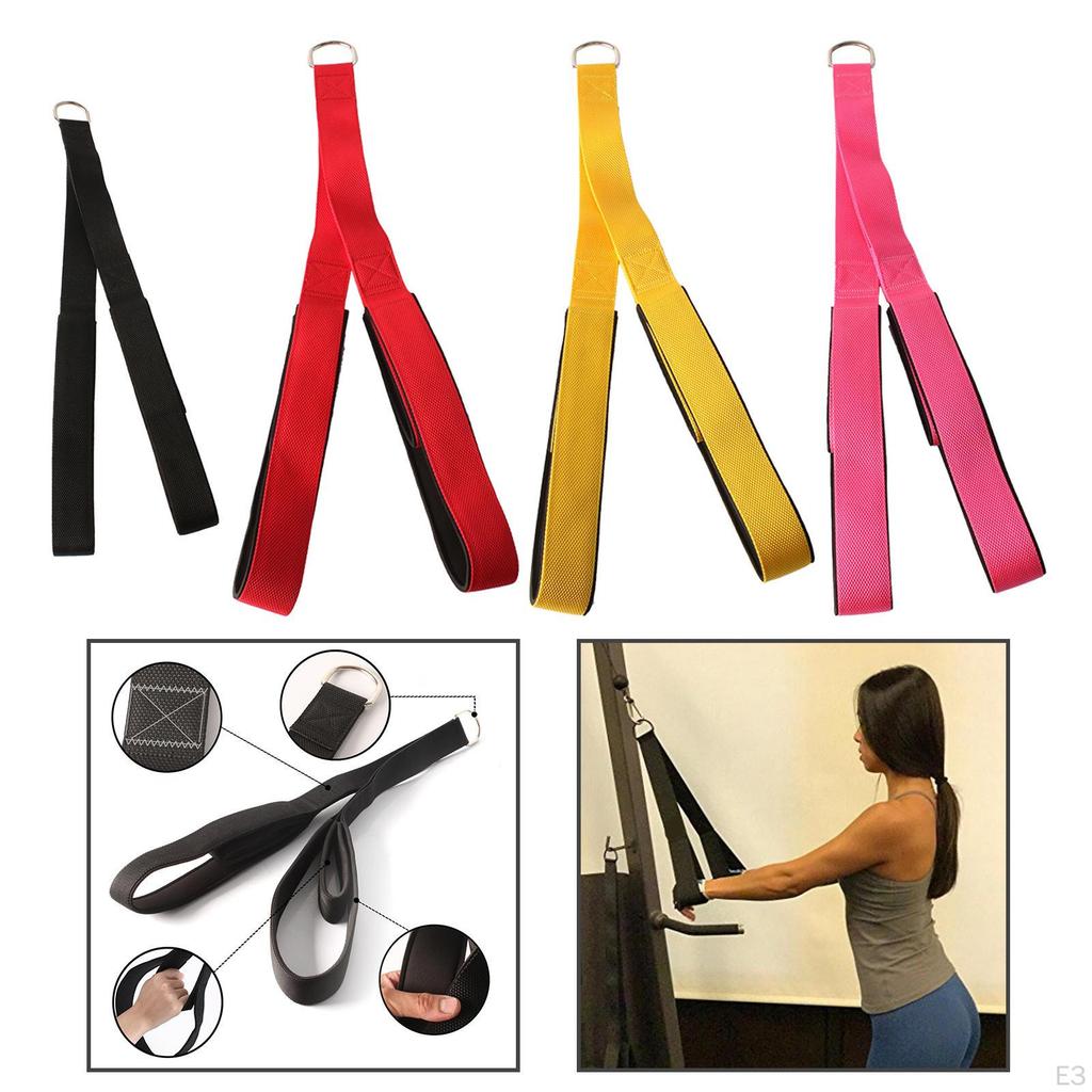 Fitness Machine Attachment Pulley System Triceps for Weight Lifting, Pushdowns, Abdominal Training,