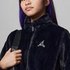 Jordan Kids Back Logo Letter Print Stand Collar Jacket Kids Jackets Black FD4988-010