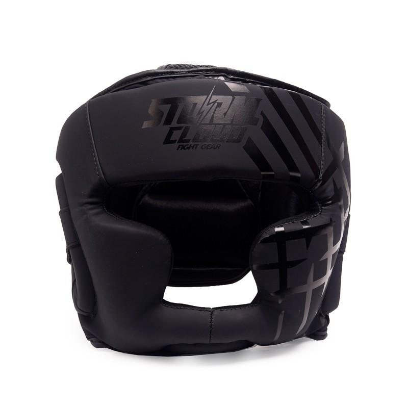 Stormcloud Lynx Boxing Helmet Black/Black S/M