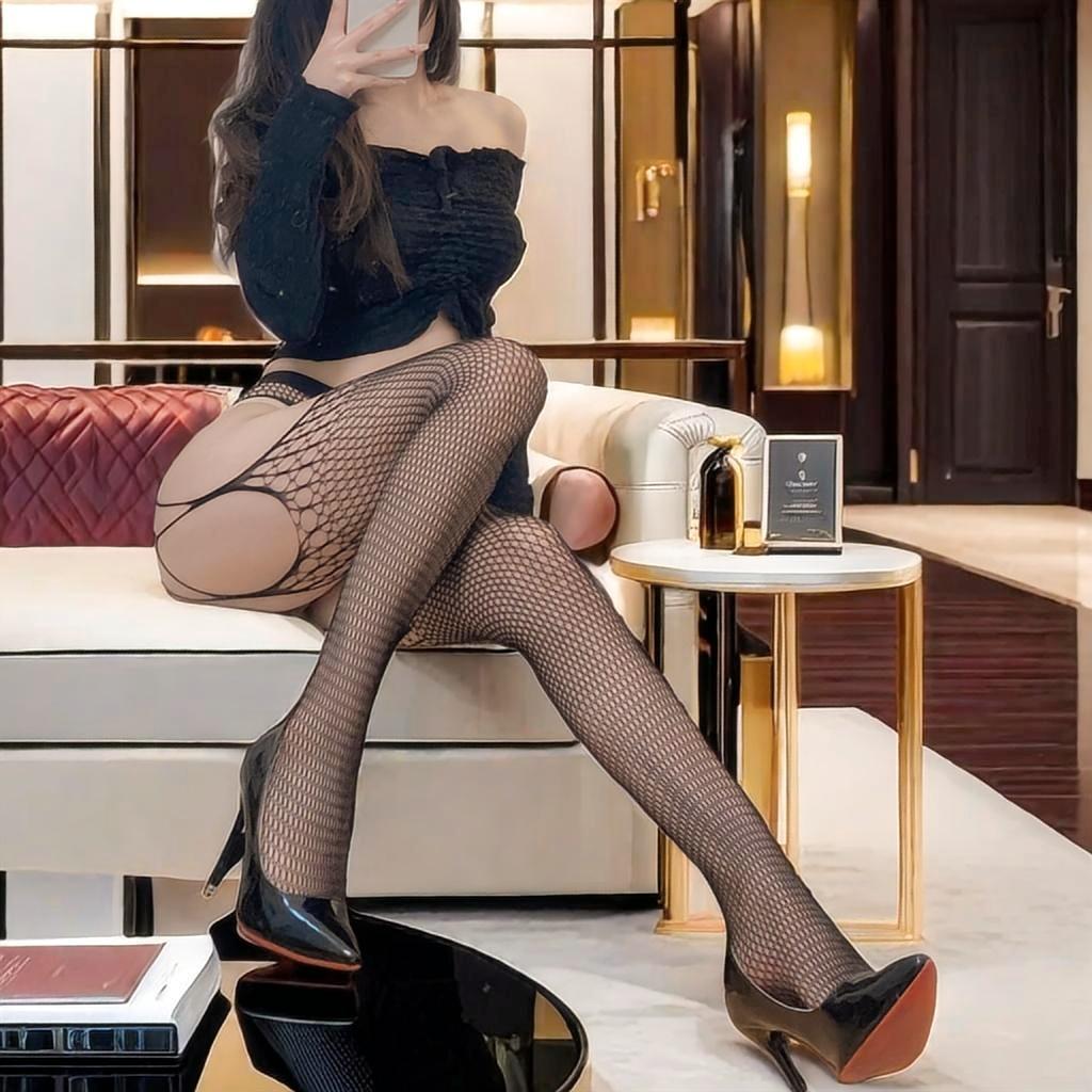 Sex Stockings Seductive Sexy Open Net Socks Black Silk Passion Underwear Can Be Torn Off Large Size Flirting Open Pure Desire