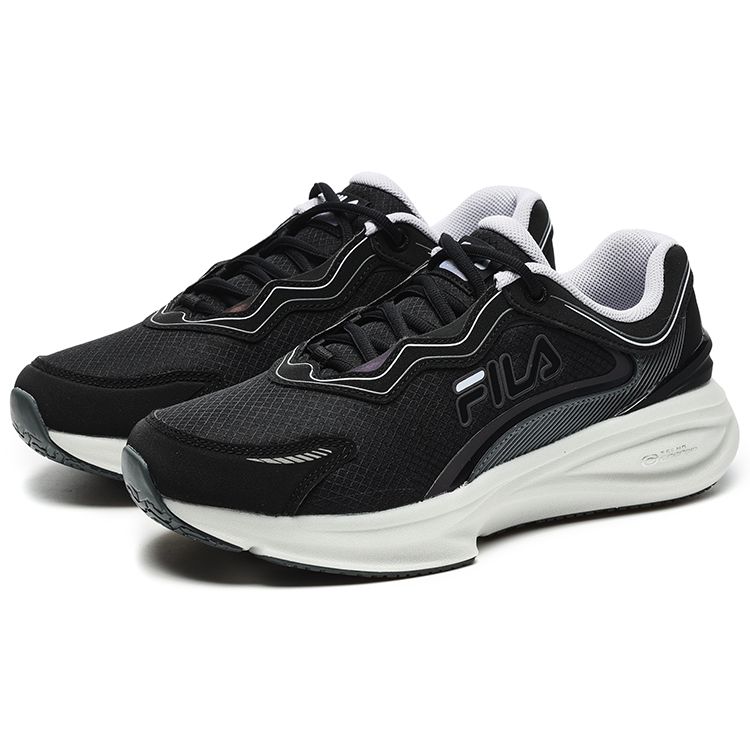 FILA Energy Athletic Comfortable Fabric Synthetic Leather TPU Shock Absorbing Durable Lightweight Low Top Marathon Running Shoes A12W241105FBL