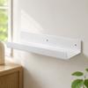 2pcs 12 Inch Acrylic Display Shelf Vertical Design Floating Shelf  Garden Window