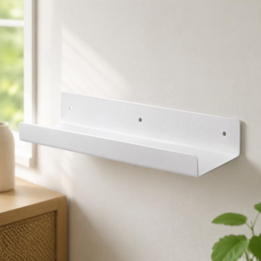 2pcs 12 Inch Acrylic Display Shelf Vertical Design Floating Shelf Garden Window