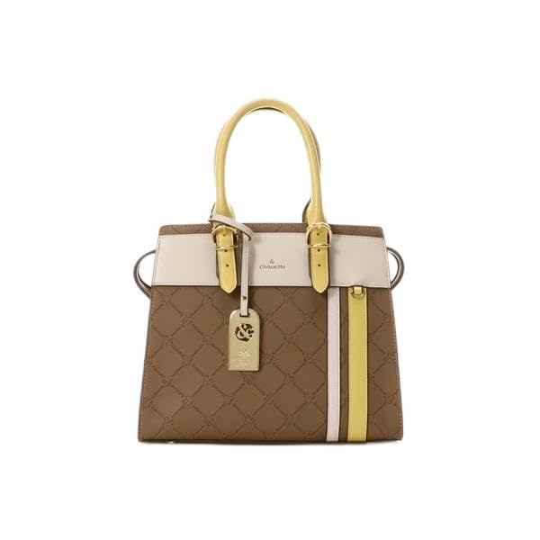 

[And Chouette] Embossed Monogram Sporty Line Handbag
