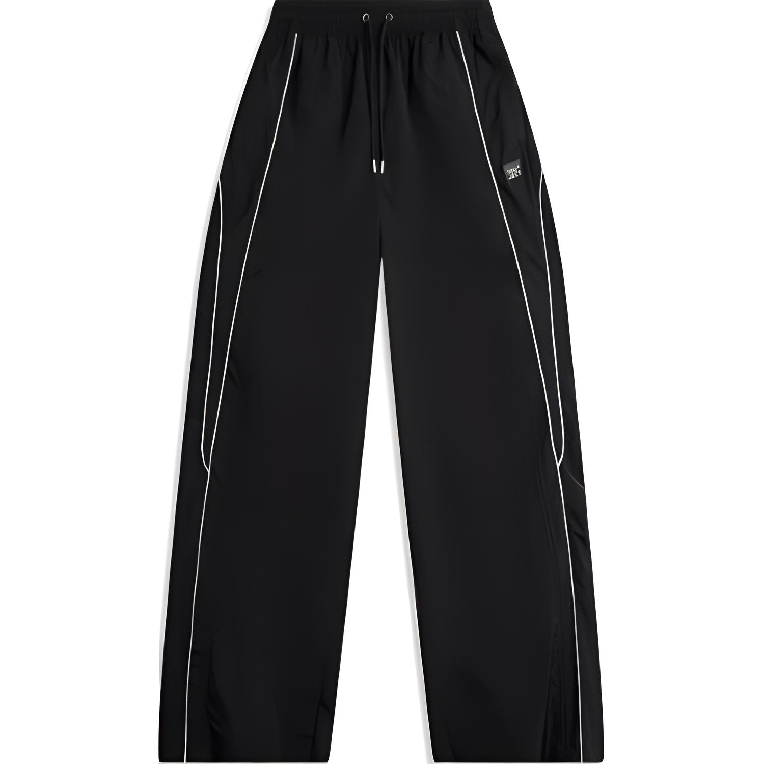 

Универсальные прямые спортивные брюки Li Ning Color Block, женские, черные, AYKU672-2
