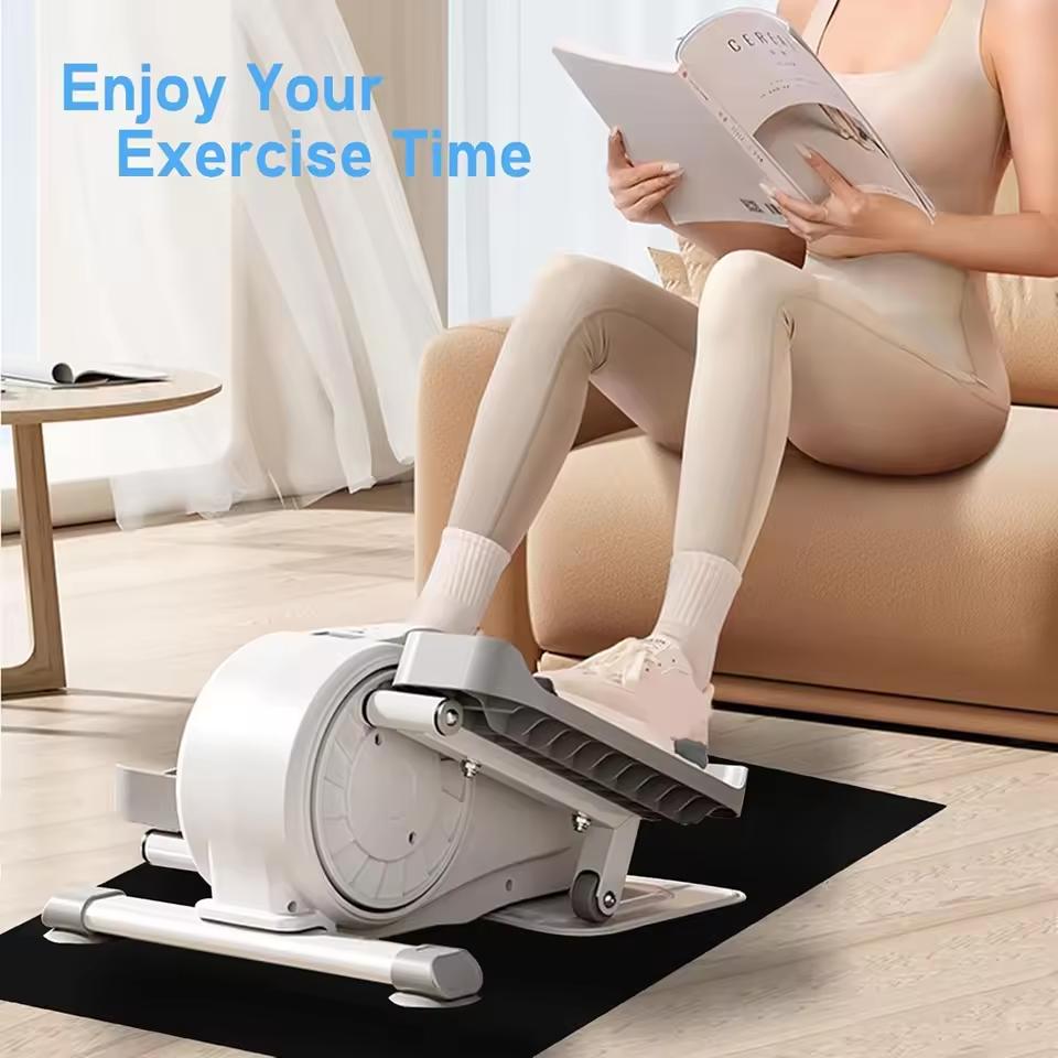 Ellipse Leg Exerciser Machine Mat Non-Slip Foot Pedal Exerciser Mat Soft Stepper Floor Mat Enhance Stability for Fitness Sports