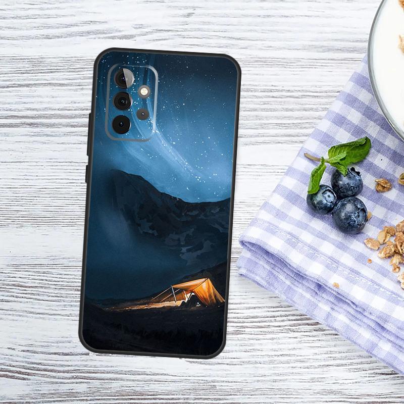 Nature Camping Art Case For Samsung Galaxy A54 A34 A14 A56 A36 A16 A06 A13 A53 A12 A22 A32 A52 A35 A17 A15 A55