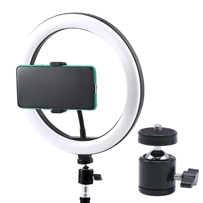 All Metal Construction 360°Swivel Tripod Round Head with 1/4 Screw Thread For Professional And Amateur Photographers