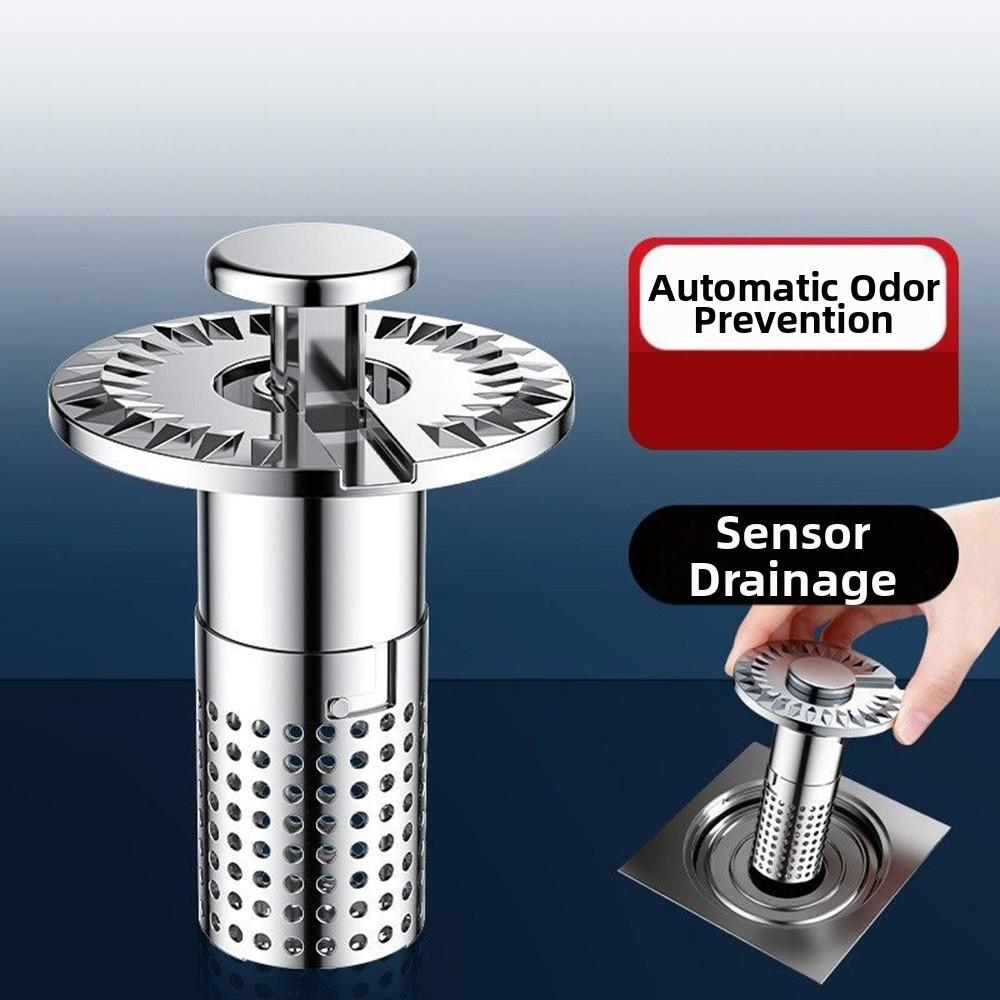 Auto Open Deodorizing Drain Self-draining Anti-clogging Filter New Sink Strainer for Hair