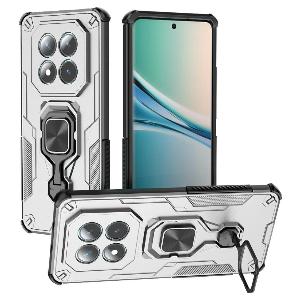 Dla Xiaomi Poco M8 5G/Redmi Note 15 5G (Światowy) Etui Obrotowy Pierścień Podpórka PC + TPU Odporne na Wstrząsy Pokrowiec na Telefon