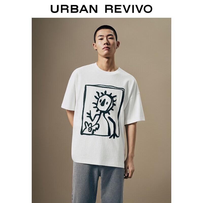 

Men s Fashion Casual Color-block Embroidered Cotton T-shirt S