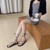 Soft-soled Flat-soled Toe Beach Shoes Summer Sandals Women's Fashion Seaside Vacation Straps Sandals Women
