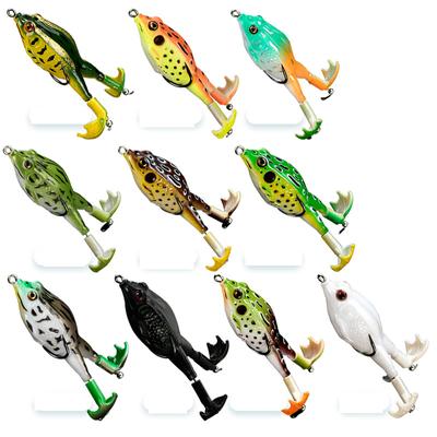 Propeller Frog Soft Bait Swimbait Lures - Lifelike Swimming Action, Durable Construction
