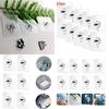 Non Drill Adhesive Hook Stainless Steel Transparent Wall Mount For Home Organization