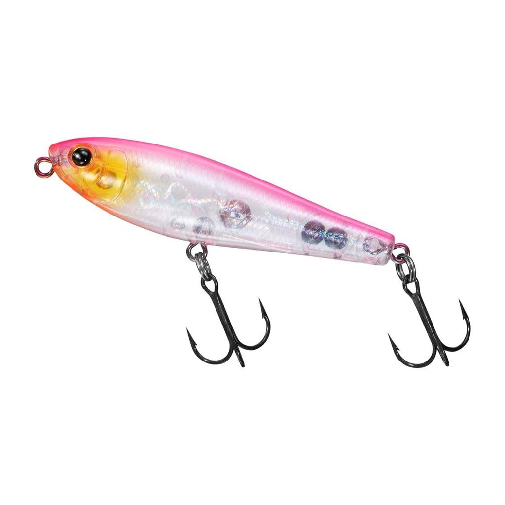 Daiwa Silver Wolf Rough Trick 70F Pink Back Clear Lure,
