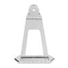Trapeze Tailpiece 6 String Guitar Bridge Parts Metal for Acoustic Jazz Bass Silver
