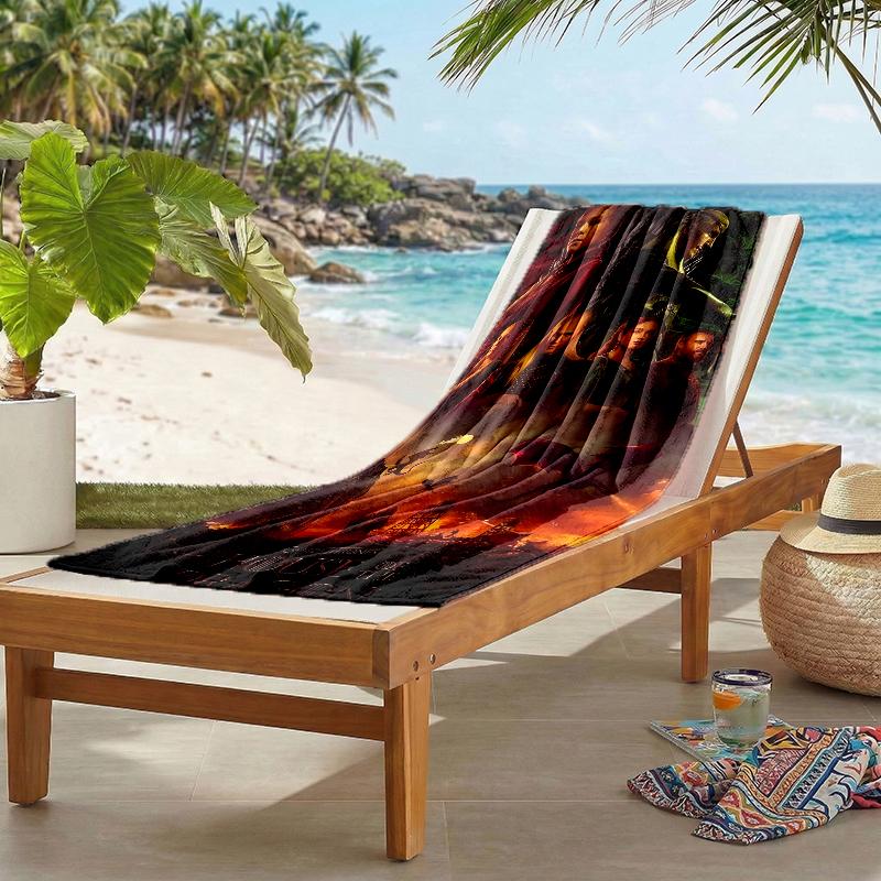House Dragon Fashion Beach Towel: Ideal for Summer Adventures Soft, Absorbent and Quick Drying Suitable for Swimming and Bathing