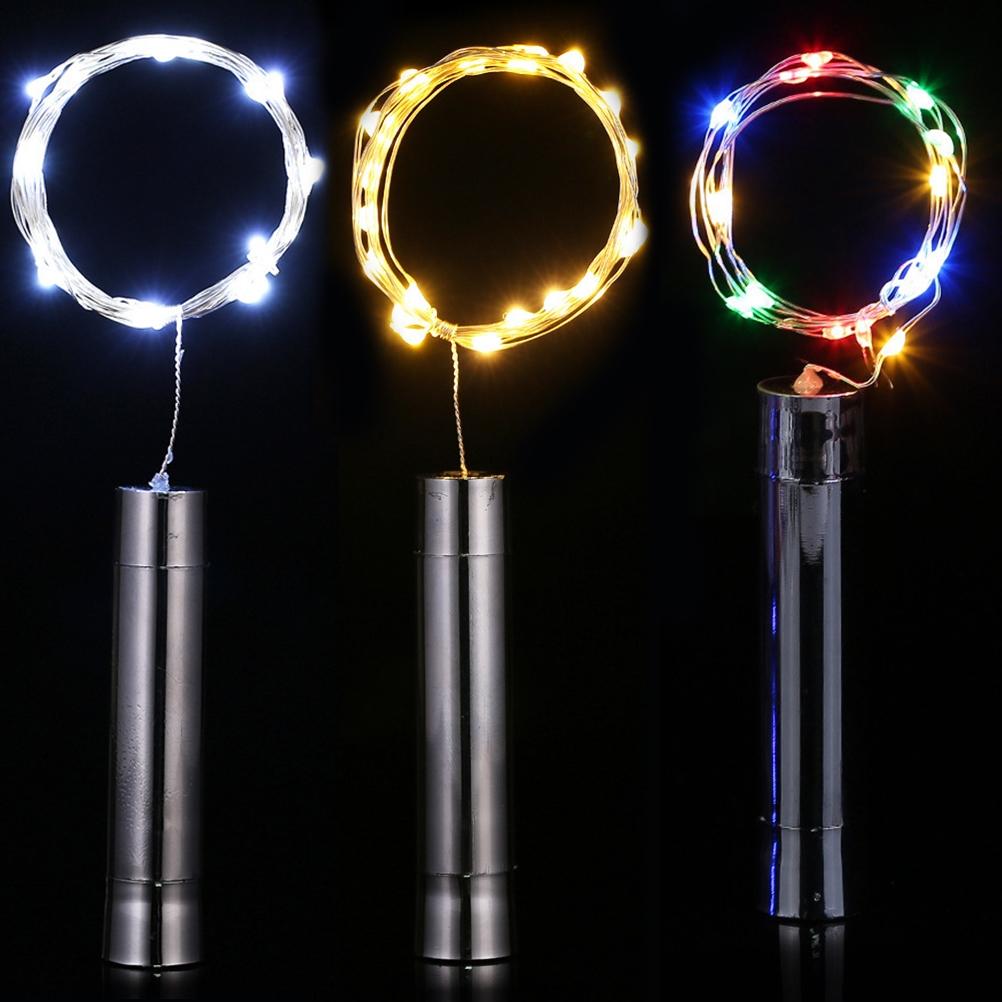 3PCS LED Cork Lights Copper Wire String Lights for Wine Bottles Christmas Bar Party Decor (Warm White)
