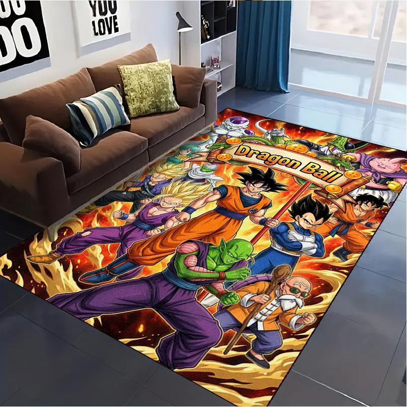 Anime DragonBall Carpet Rug for Living Room Bedroom Home Sofa Decoration,Kids play Non-slip Floor Mat