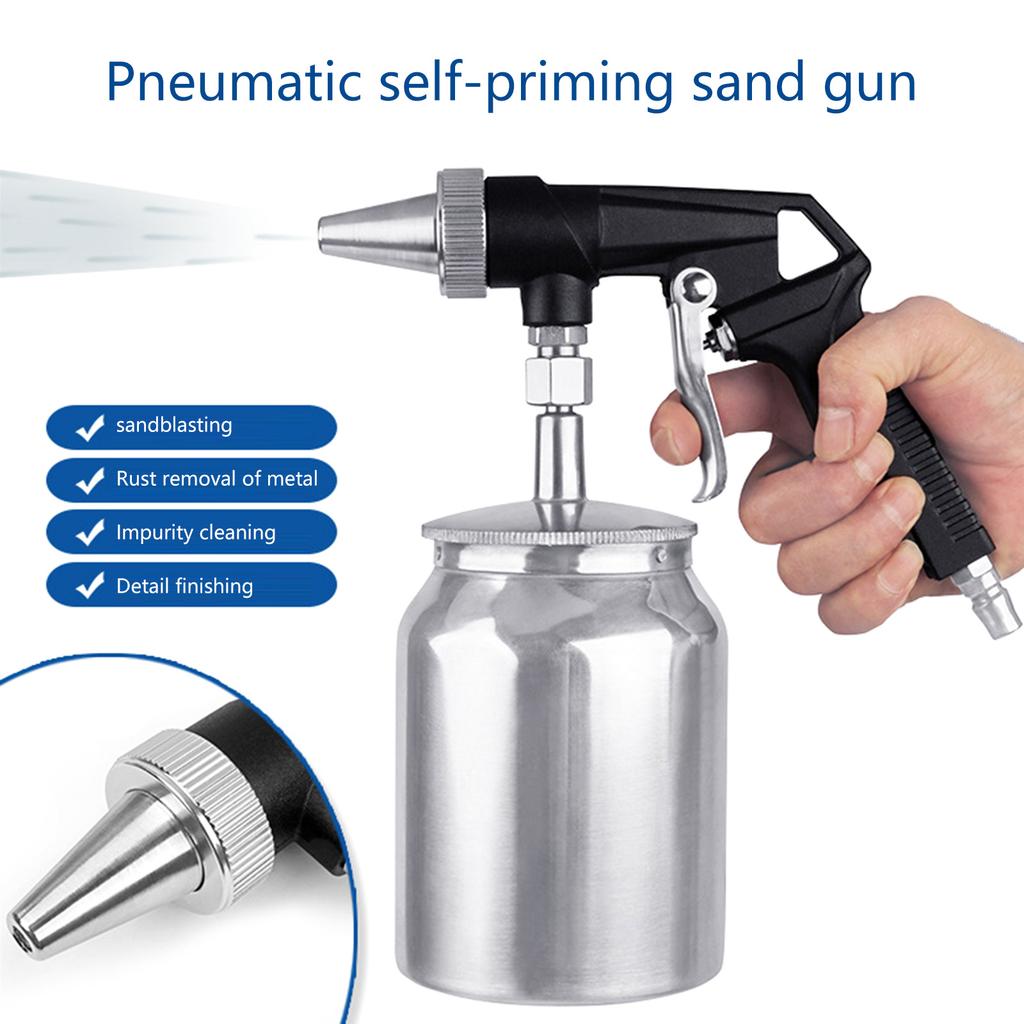 Multifunctional Air Sandblaster Gun Professional Grade Sandblaster Accessory for Efficient Rust and Paint Removal