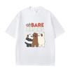 D06-71 MINISO 2026 Summer High-quality Printed Pure Cotton Shoulder Style Men's and Women's Round Neck Short Sleeved Couple T-shirt