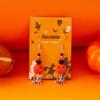 Bat Halloween Earrings Spider Pumpkin Dangle Earrings Creative Ghost Ear Studs  Gift