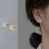 925 Silver Blue Zircon Sun Small Stud Earrings For Women Piercing Wedding Luxury Jewelry Jewellery Money 925