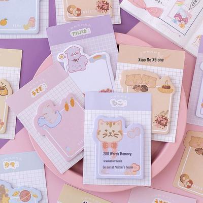 Creative Cartoon Sticky Notes for Elementary Students - Perfect for Reminders & Messages