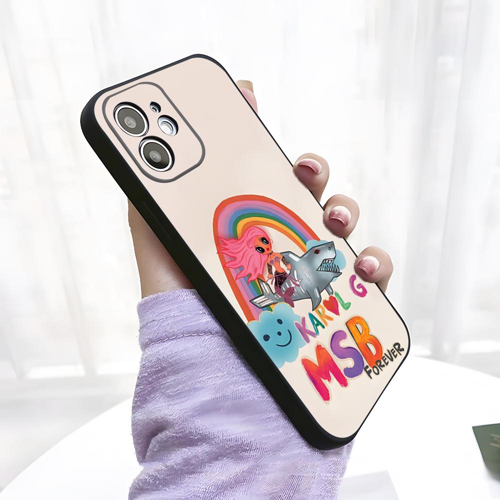 Singer K-Karol G Phone Case For IPhone 17 Pro Max 15 Pro 16 14 Plus 12 13 Mini 11 Pro Shockproof Soft Cover