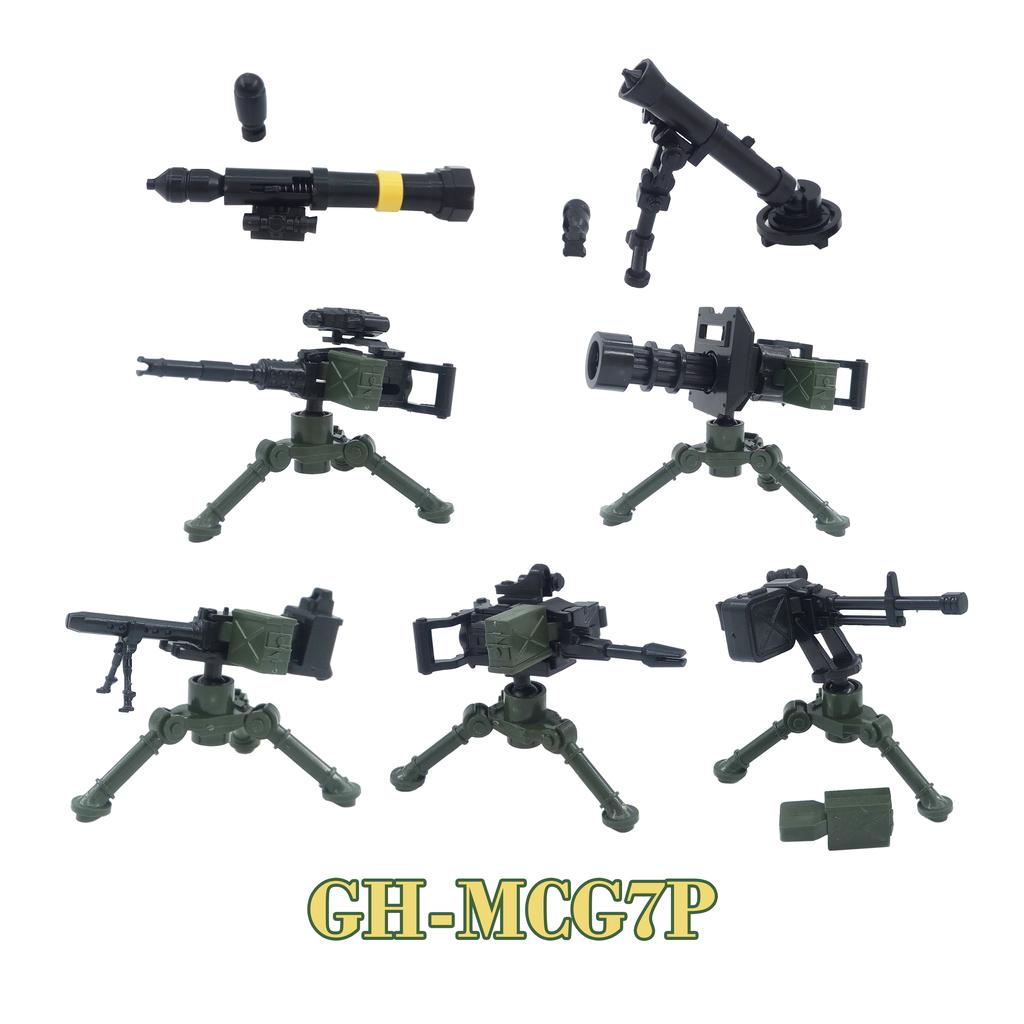 WW2 88mm Flak Gun Cannon Rocket Artillery Military Army War Weapons Soldier MOC Playmobil Scale Model Building Block Children Kid Toy
