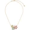 Idyllia Original Design Crystal Brass Gold Plated Necklace Women's Gold 5721668