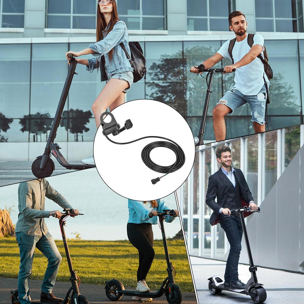 Electric Throttle Ergonomic 3-Pin Controller Electric Scooter Brake Connector With Cable For ATV Motocross Off Road Go-Karting