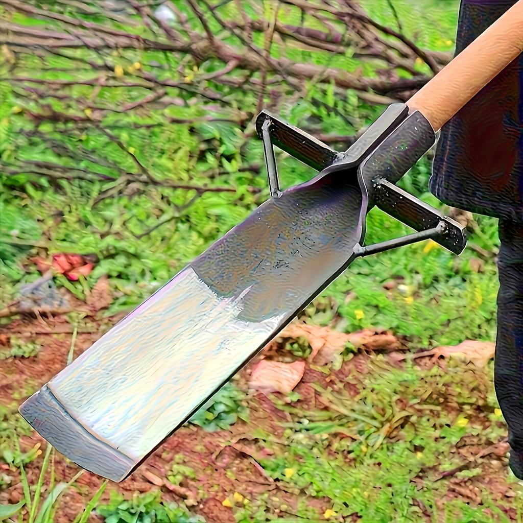 Thickened Manganese Steel Gardening Shovel, Using Thickened Blades And Quenched Cutting Edges, Manual Digging Tools Do Not Require Electricity