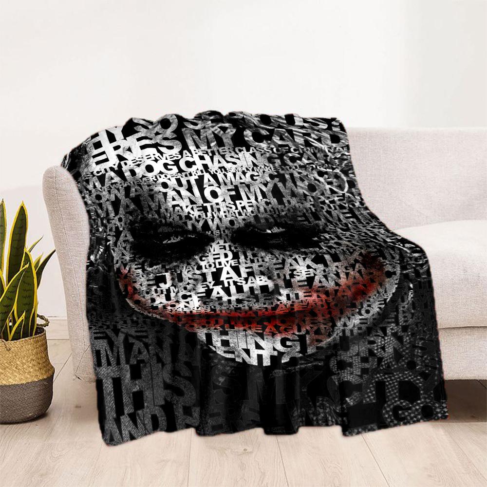 The Joker's Chaos Blanket Suitable for sofas,travel, living rooms also a good gift for friends and family Suitable for all seasons.
