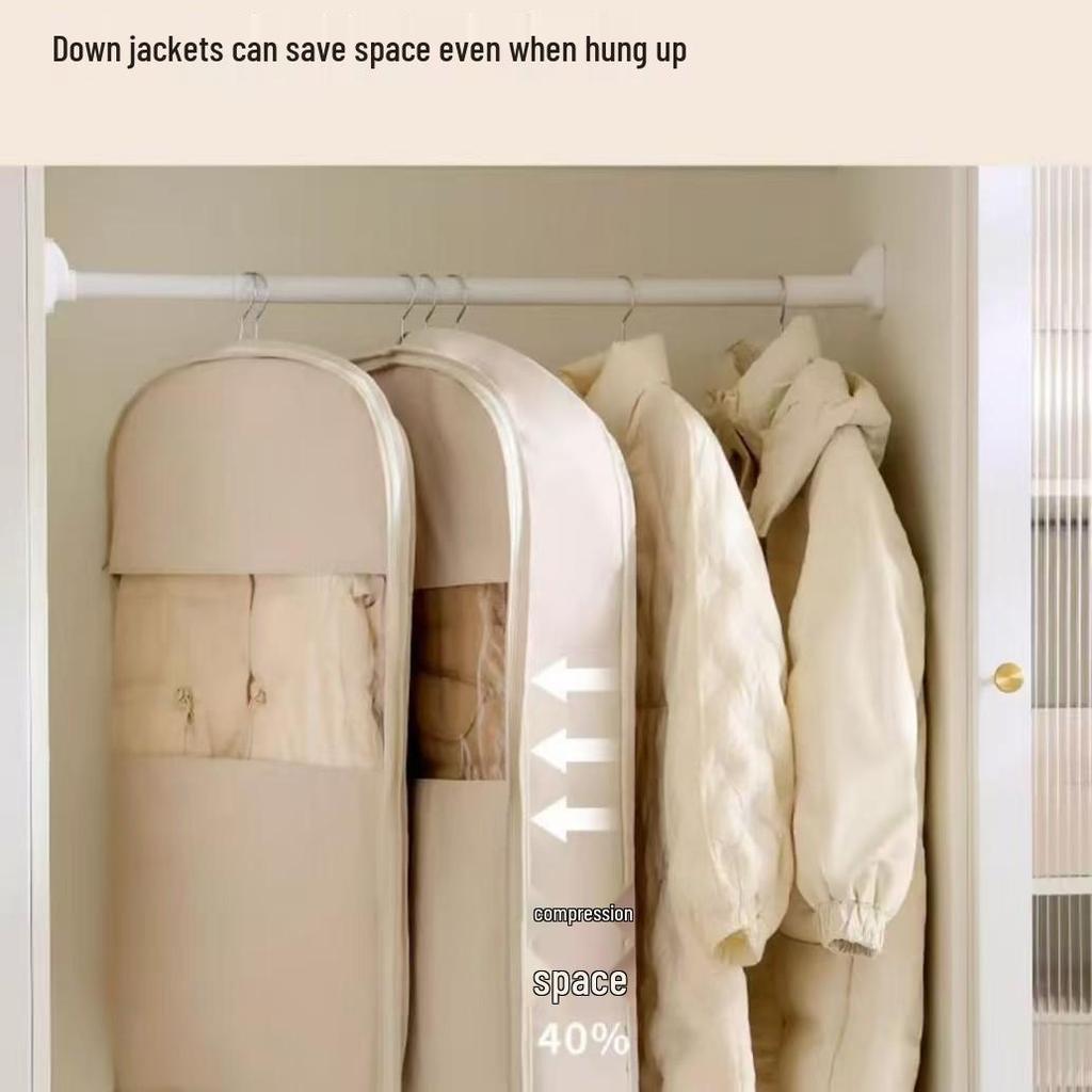Transparent Down Jacket Dustproof Hanging Garment Bag