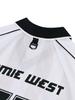 Jeimiweseuteu Breakers Football Striped Polo Shirt (White)