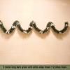 Christmas Ribbon Garland & Ornaments: Rattan, Leaves, Snowflakes & Tinsel for Decoration