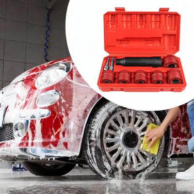 Automotive Wheel Stud Cleaner Tool Set,Wheels Hub Cleaner,Stud Rust Removal Removing