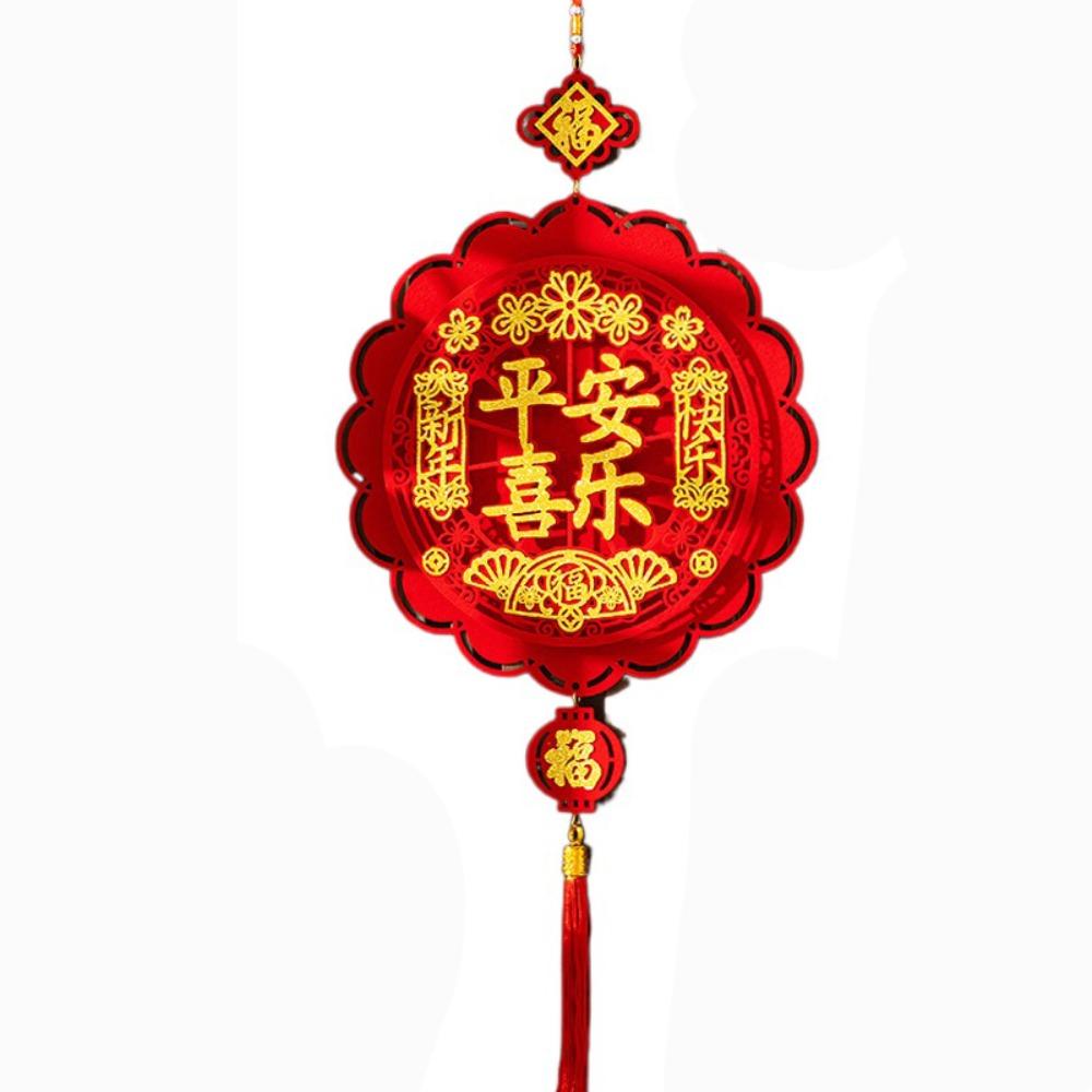 Reusable Lucky Character Door Stickers Traditional Spring Festival Door Hanging  Entrance