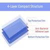 30pcs Anti Bacterial Peel Off Sticky Floor Door Mat Dust Remover Pads (S)