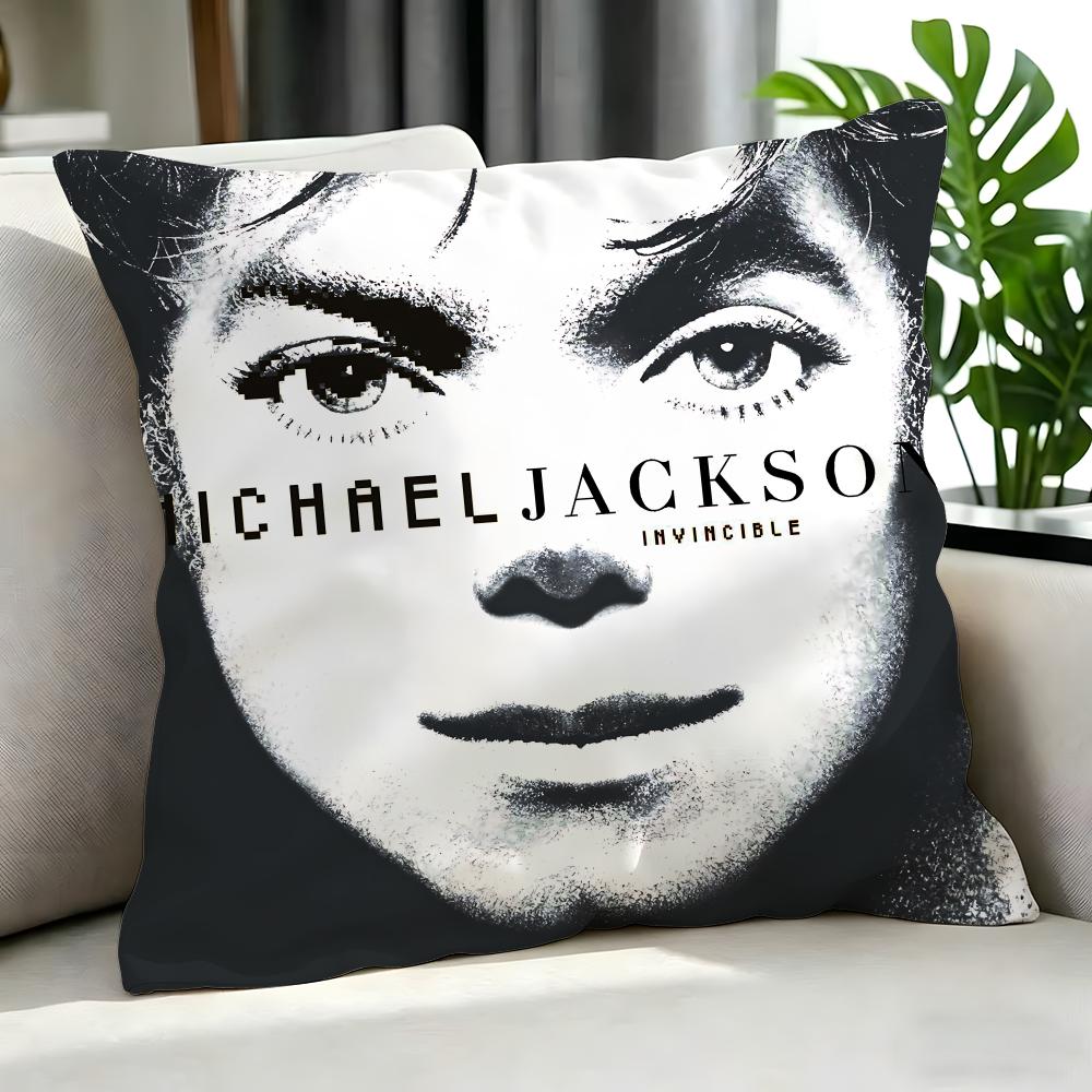 Singer - Michael Jackson Cushion Cover Cushion Cover Set 4Pcs 50x50 45x45 40x40 Pillowcase Decorative Sofa Home Decor