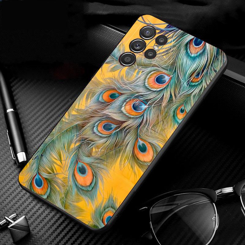Phone Case For Samsung Galaxy S26 S25 S24 S23 S22 S21 Ultra S24 S23 S22 S21 S25 Plus S24 FE Peacock Bird