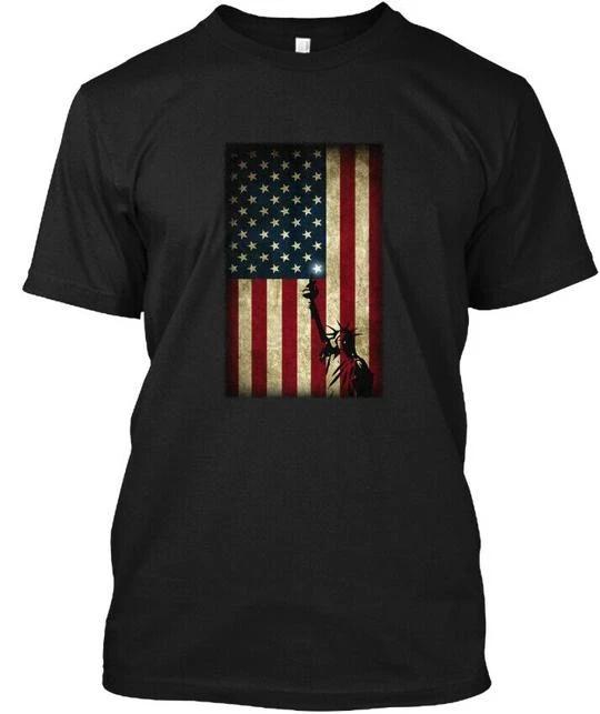 

Usa Flag And Statue Of Liberty T shirt Made in the USA Size S to 5XL XL