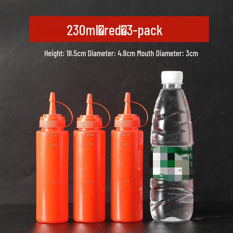 Commercial Plastic Squeeze Bottle for Sauces and Dressings
