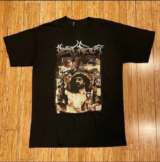 Vintage Dying Fetus Praise The Lord Unisex T-Shirt All Size GS521 Unisex T-Shirt XXL