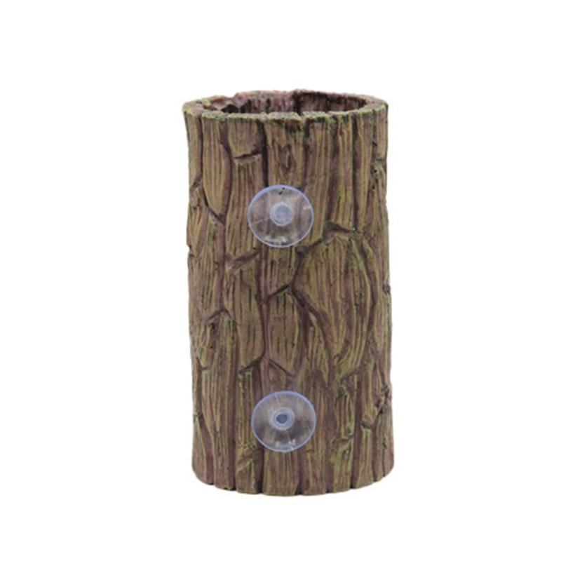 Fish Shelter Cave Tree for Reptiles Fish Tanks Aquarium Decorations Beautiful Appearance Artificial Hideouts Tree Tunnel